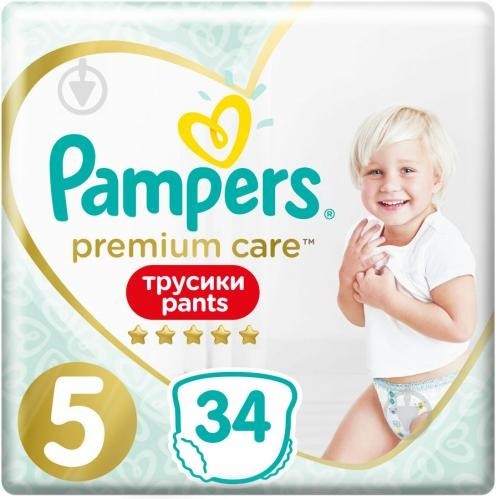 

Підгузники-трусики Pampers Premium Care Pants 5 (12-17 кг) 34 шт