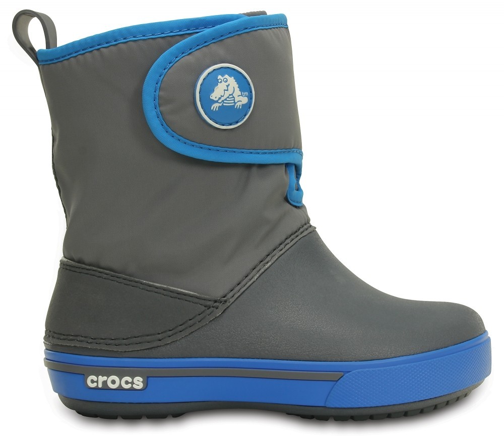 

Сапоги Kids' Crocband II.5 Gust Boot 12905-07W-C9 26-27 Серый с голубым