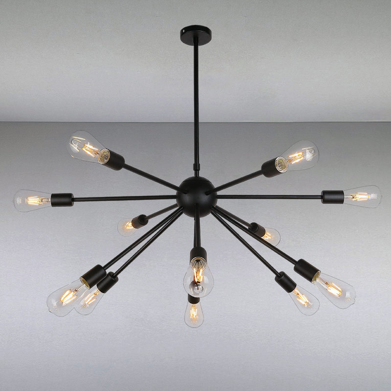 

Люстра потолочная Light House LS-14040/12 BK черная