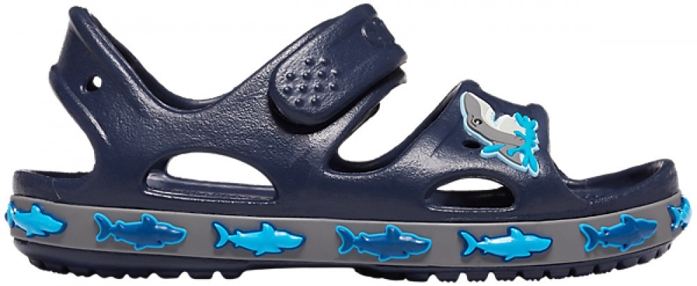 

Сандалии Crocs Kids Fl Shark Band Sandal B 206365-410-C11 28 Синий