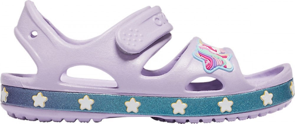

Сандалии Girls' Crocs Fun Lab Unicorn Charm Sandal 206366-530-C7 24-25 Лавандовый