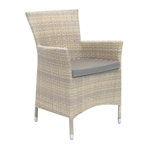 

Кресло плетеное Home4You WICKER-1 бежевый