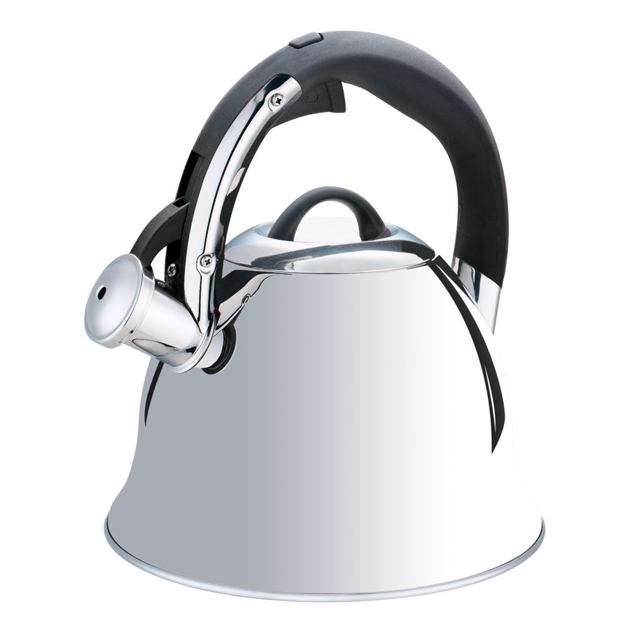 

Чайник Maestro со свистком 2,2 л Steel / Black (MR-1320-S)