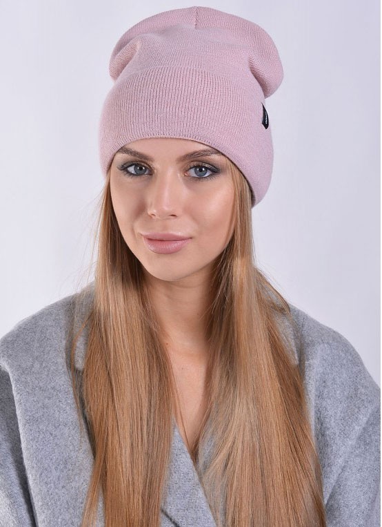 

Вязаная шапка Retto 55-60 р. 120101 светлая пудра