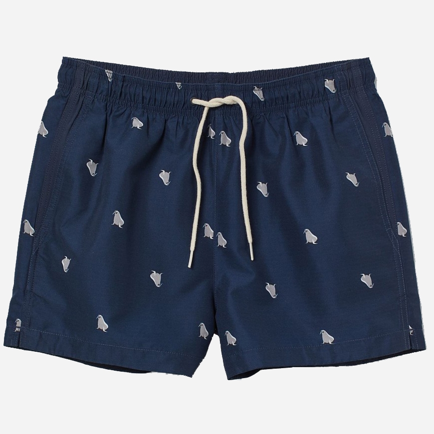 

Шорты пляжные H&M 0719629_моржи L Темно-синие