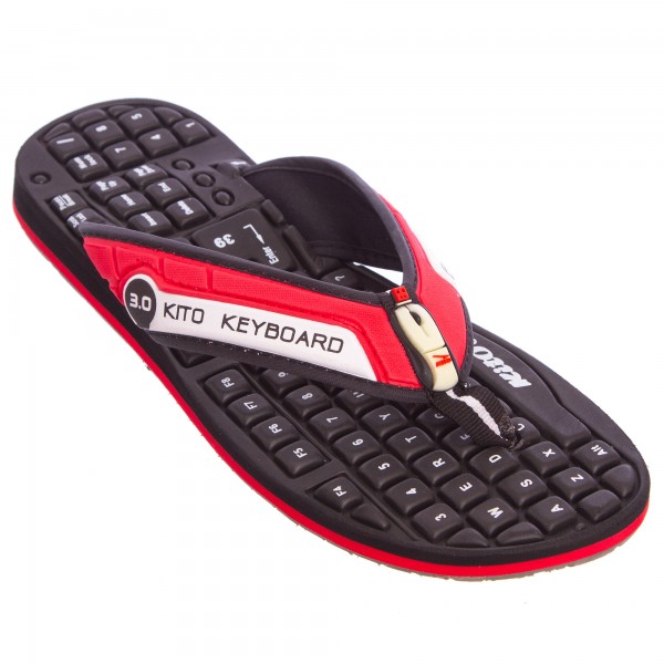 

Вьетнамки мужские р-р 41 KITO KME708-RED-BLACK