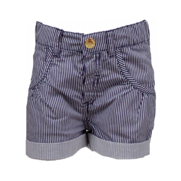 

Короткие шорты для девочки 4 года (104 см) O 60076-stripes темно синий цвет