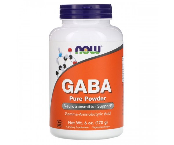 

Гамма-аміномасляна кислота GABA Now Foods порошок 170 г (NF223)