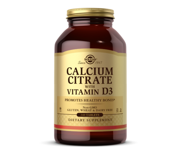 

Цитрат кальцію з вітаміном D3 Calcium Citrate Solgar 240 таблеток (SOL275)