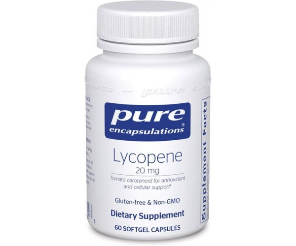 

Лікопін Lycopene Pure Encapsulations 20 мг 60 капсул (PE195)