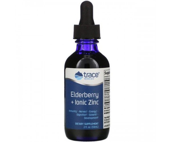 

Бузина + іонний цинк Elderberry + Ionic Zinc Trace Minerals 59 мл (TM033)