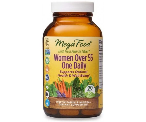 

Вітаміни для жінок 55+ Women Over 55 One Daily MegaFood 90 таблеток (MF077)
