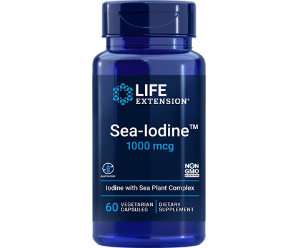 

Йод Sea-Iodine Life Extension 1000 мкг 60 капсул (LE029)