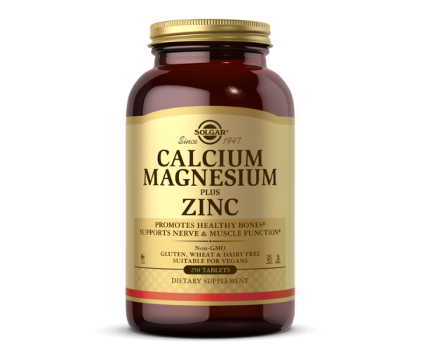 

Кальцій магній цинк Calcium Magnesium Plus Zinc Solgar 250 таблеток (SOL128)