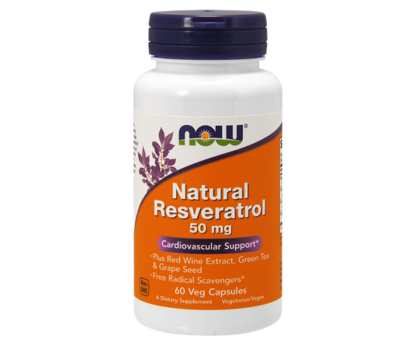 

Ресвератрол Resveratrol Now Foods 60 капсул (NF614)
