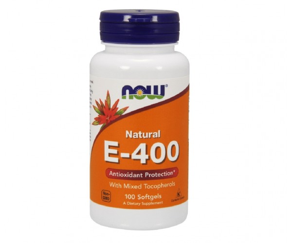 

Вітамін Е Vitamin E-400 Now Foods 400 МО 100 капсул (NF200)