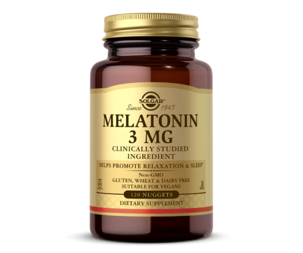

Мелатонін Melatonin Solgar 3 мг 120 таблеток (SOL182)