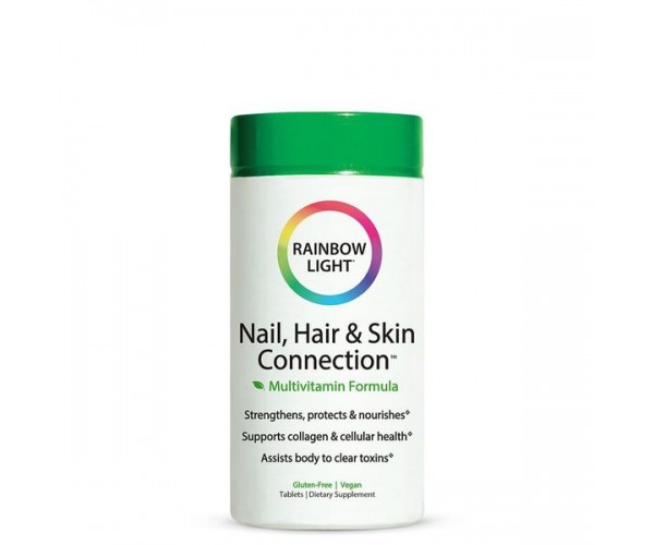 

Вітаміни для нігтів волосся та шкіри Nail Hair & Skin Connection Rainbow Light 60 таблеток (RL038)