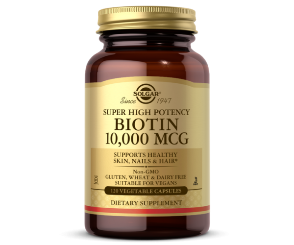 

Вітамін В7 Біотин Biotin Solgar 10000 мкг 120 капсул (SOL031)