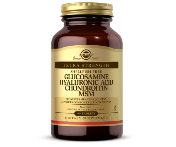 

Глюкозамін Гіалуронова кислота хондроїтин МСМ Glucosamine Hyaluronic Acid Chondroitin Solgar 60 таблеток (SOL103)