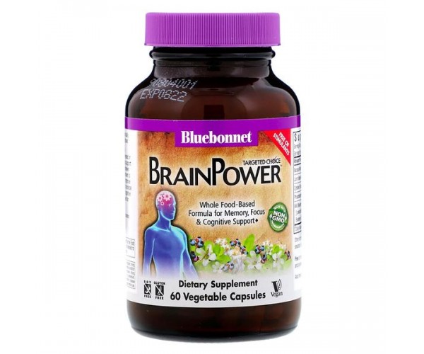 

Підтримка мозку Targeted Choice Brain Power Bluebonnet Nutrition 60 рослинних капсул (BB147)