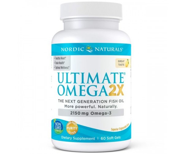 

Риб'ячий жир Ultimate Omega 2X Nordic Naturals лимон 2150 мг 60 капсул (NN039)