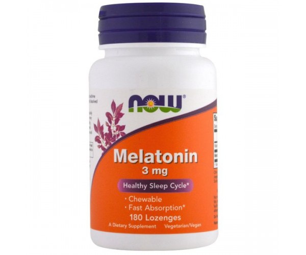 

Мелатонін Melatonin Now Foods 3 мг 180 льодяників (NF495)