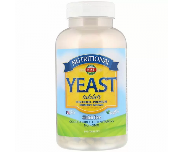

Харчові дріжджі Nutritional Yeast KAL 500 таблеток (KAL028)