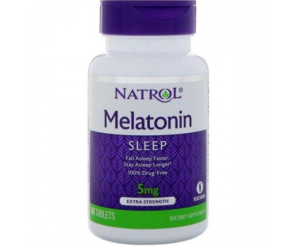 

Мелатонін Melatonin Natrol 5 мг 60 таблеток (NTRL021)