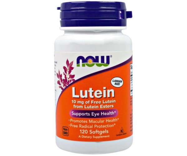 

Лютеїн Lutein Now Foods 10 мг 120 капсул (NF468)