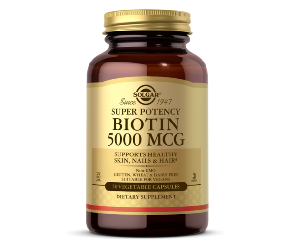 

Вітамін В7 Біотин Biotin Solgar 5000 мкг 50 капсул (SOL034)