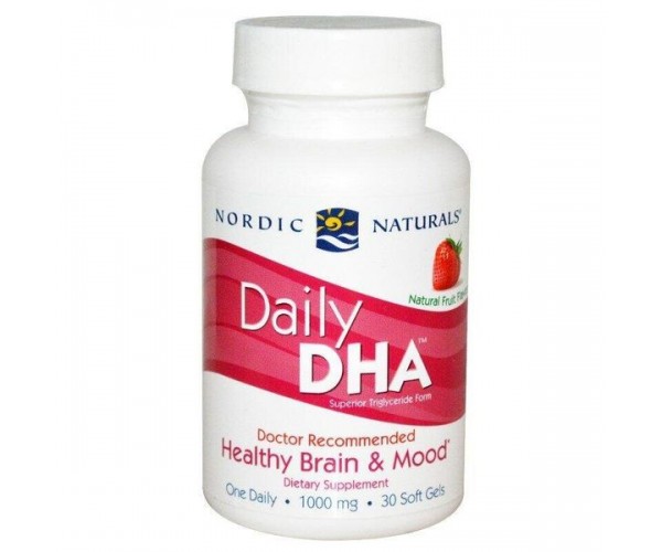 

Риб'ячий жир Daily DHA Nordic Naturals полуниця 1000 мг 30 капсул (NN010)