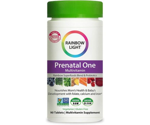 

Вітаміни для вагітних Prenatal One Rainbow Light 90 таблеток (RL006)
