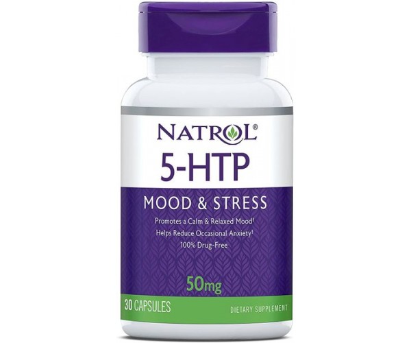 

Аминокислота 5-HTP (Гидрокситриптофан) Mood&Stress Natrol 50 мг 30 капсул (NTRL073)