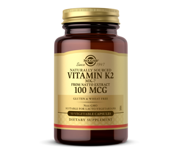 

Вітамін К2 Vitamin K2 Solgar 100 мкг 50 капсул (SOL074)