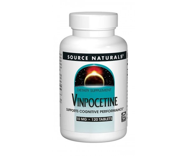 

Вітаміни для мозку Vinpocetine Source Naturals 10 мг 120 таблеток (SNS022)