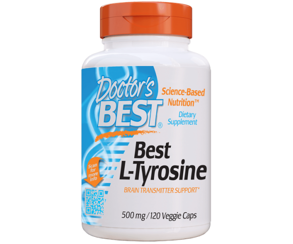 

L- тирозин Best L-Tyrosine Doctor's Best 500 мг 120 капсул (DB115)