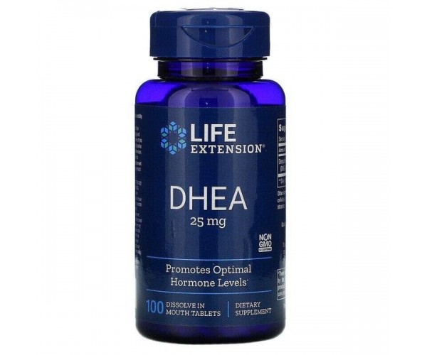 

Дегідроепіандростерон DHEA Life Extension 25 мг 100 таблеток (LE069)