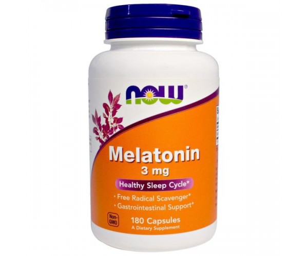 

Мелатонін Melatonin Now Foods 3 мг 180 капсул (NF494)