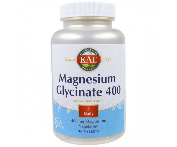 

Магній глицинат Magnesium Glycinate KAL 400 мг 90 таблеток (KAL011)