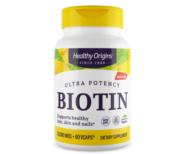 

Біотин Biotin Healthy Origins 10000 мкг 60 капсул (HO065)