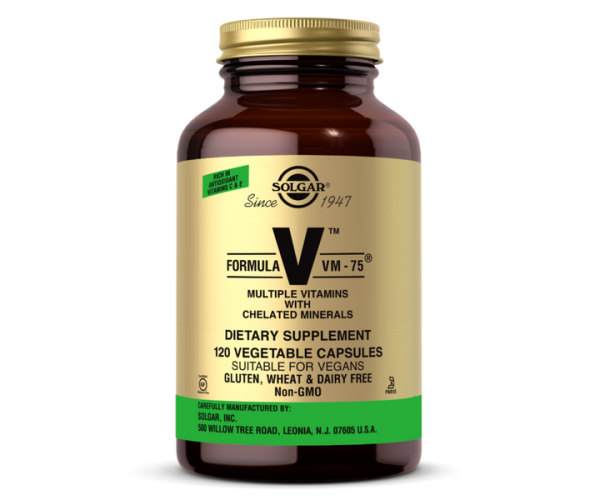 

Мультивітаміни VM-75 Multiple Vitamins Solgar 120 капсул (SOL195)
