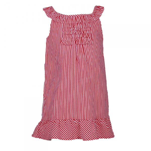 

Сарафан с рюшами на груди 5 лет (110 см) Z 50054-red stripes красный цвет