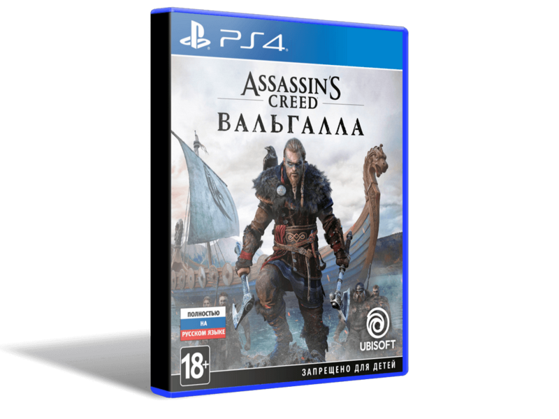 

Игра Assassins Creed Valhalla для PS4 (Blu-ray диск, Russian version)