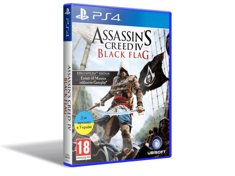 

Игра Assassins Creed Black Flag для PS4 (Blu-ray диск, Russian version)