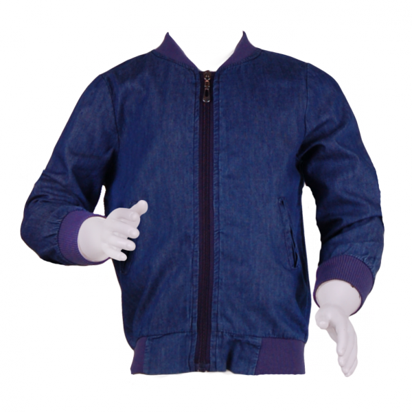 

Куртка для мальчика 3 года (98 см) Z 10138-jeans джинс цвет
