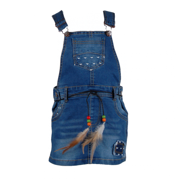 

Джинсовый сарафан с поясом 3 года (98 см) O 50297-jeans джинс цвет