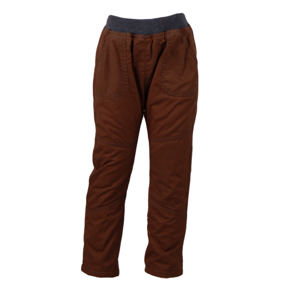 

Тёплые брюки для мальчика 2 года (87 см) O 60120-brown коричневый цвет
