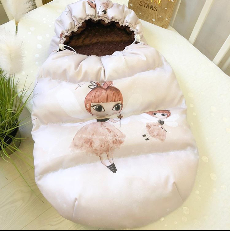 

Зимний пуховой конверт Гнездышко в коляску RoyalBaby premium Fairy (MNA31EC121270)