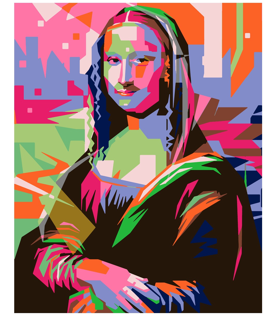 

Картина для рисования по номерам Qiwi Art Мона Лиза 40х50 см (QA46)